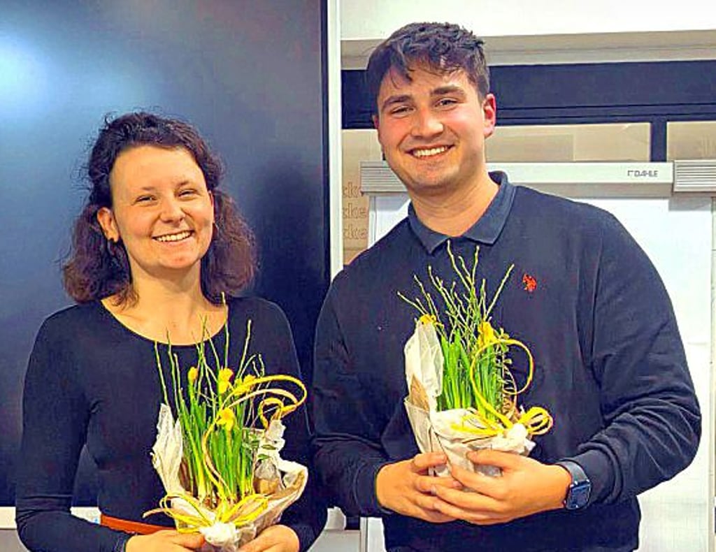 Leonie Bronkalla und Felix Fugmann treten an.