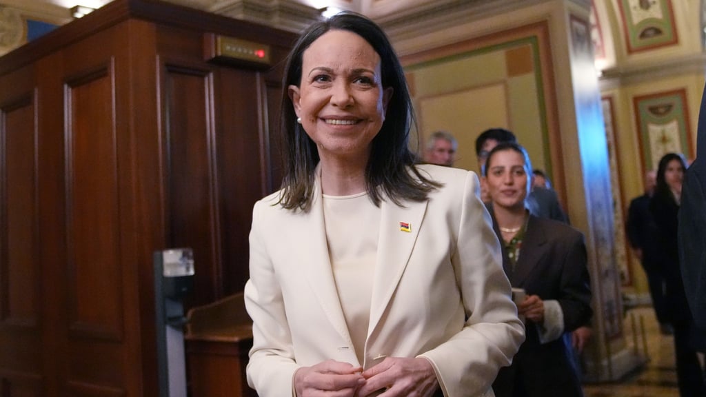 Die venezolanische Oppositionsführerin María Corina Machado ist um ein gutes Verhältnis zu Donald Trump bemüht. (Archivbild)