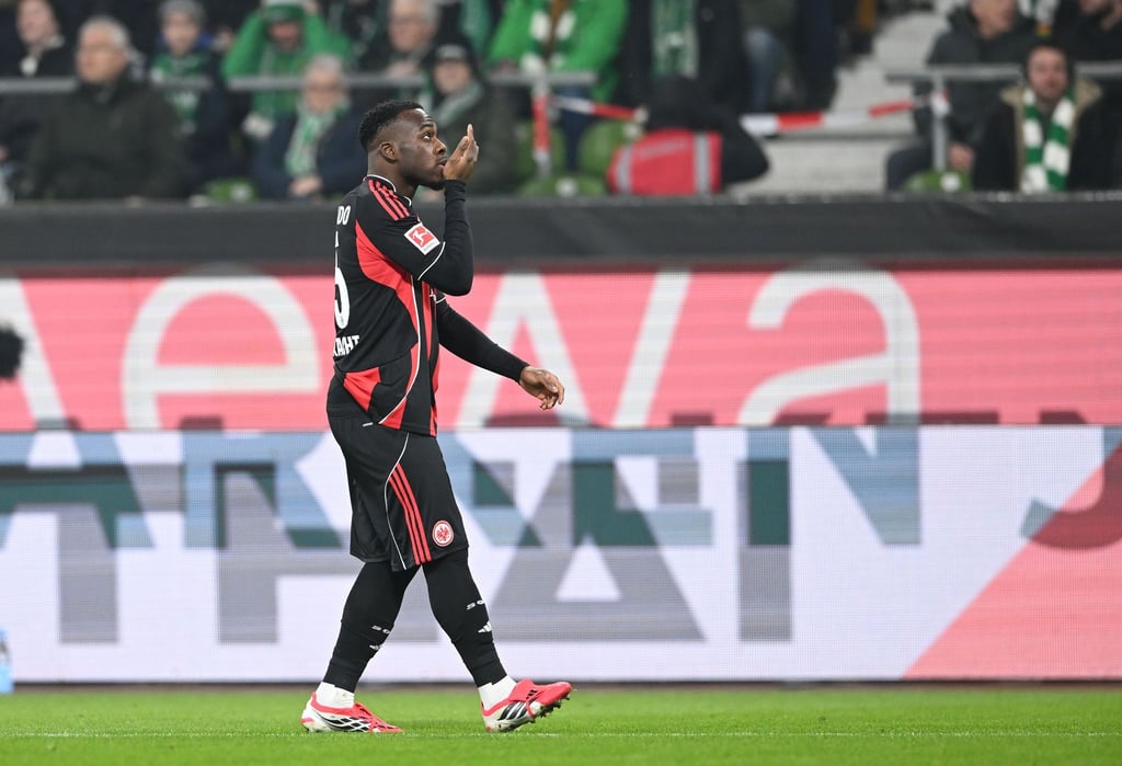 Brachte die Frankfurter mit seinem ersten Bundesliga-Treffer in Führung: Arnaud Kalimuendo