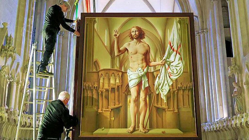 Mal rein, mal raus: Abbau des Trie-gel-Altars im Herbst 2025