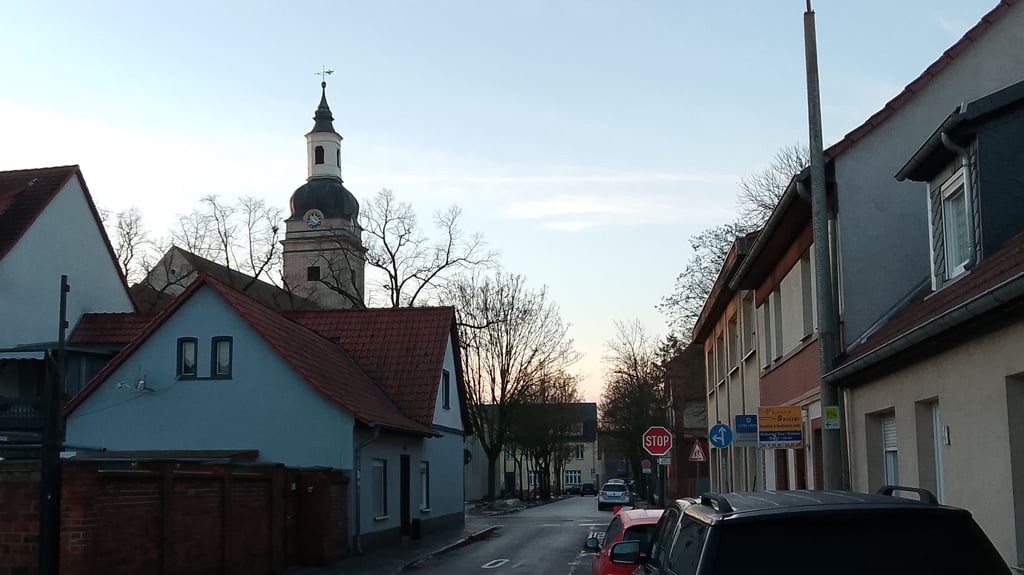 Genthin Große Schulstraße wie sie heute aussieht.