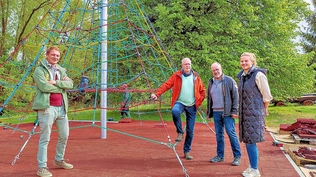 In Rippicha ist auch mit Hilfe des Heimatvereins Droßdorf im vergangenen Jahr ein Spielplatz neu errichtet worden.  
