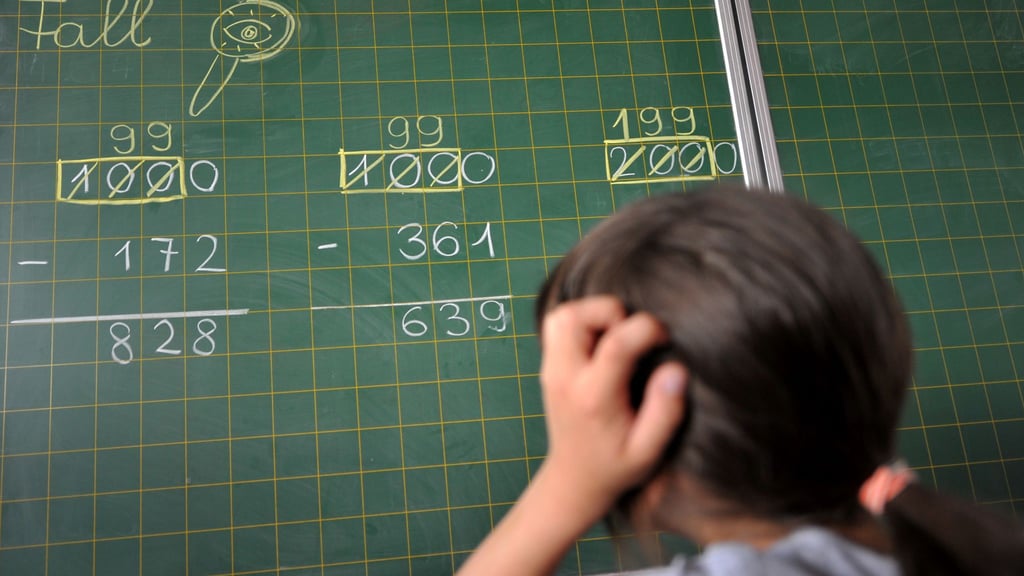 Schätzungen zufolge hat pro Klasse ein Schüler eine Rechenschwäche. (Symbolbild)