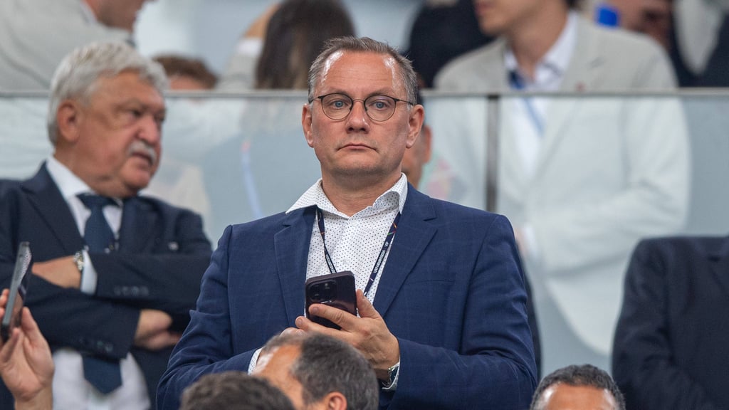 Tino Chrupalla bei einem EM-Spiel 2024 in Dortmund.