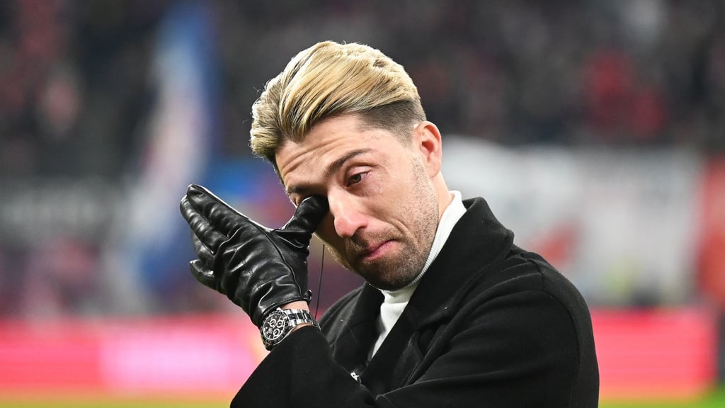 Tränenreicher Abschied: Kevin Kampl.