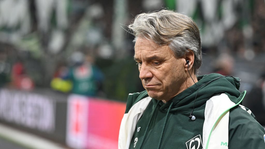 Hatte einiges zu verdauen nach dem Remis gegen Frankfurt: Werder-Cheftrainer Horst Steffen.
