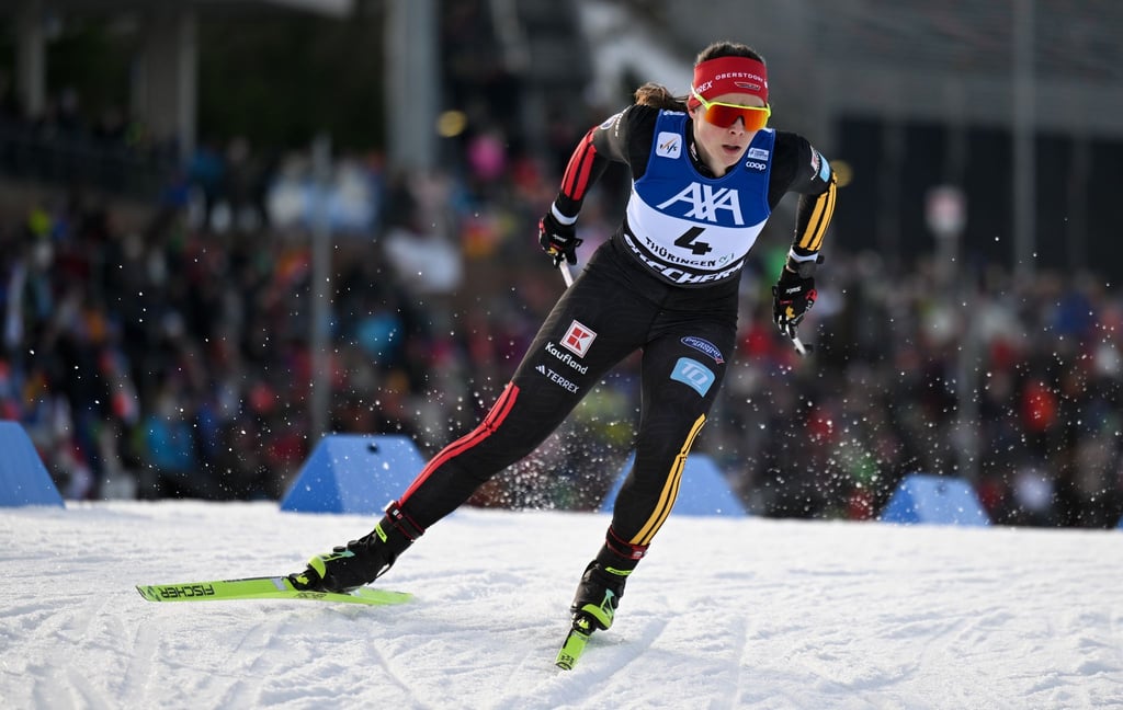 Coletta Rydzek durfte sich über den zweiten Podestplatz der Saison freuen.