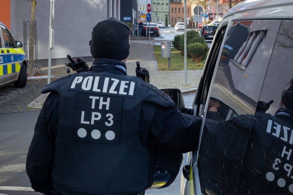 Die Polizei sicherte die Veranstaltung ab.