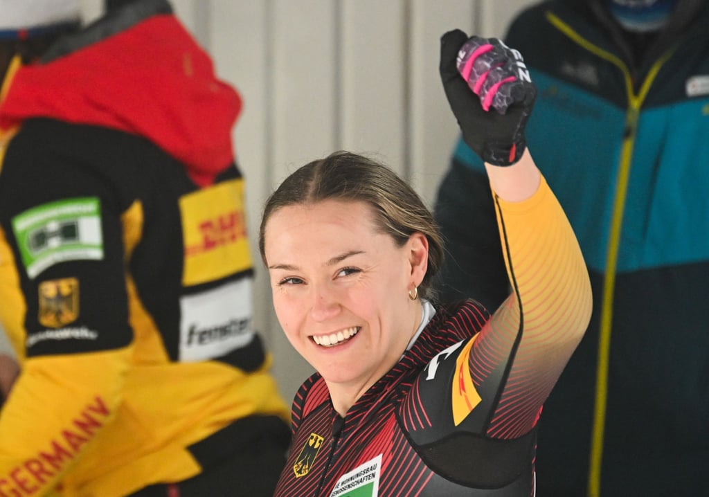 Laura Nolte (Deutschland) gewinnt erstmals den Gesamtweltcup im kleinen Schlitten.