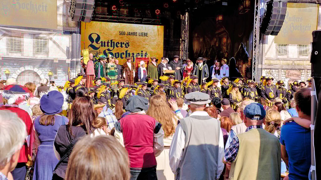 Auch das Stadtfest „Luthers Hochzeit“ steht noch als vergnügungssteuerpflichtig im Satzungsentwurf. 