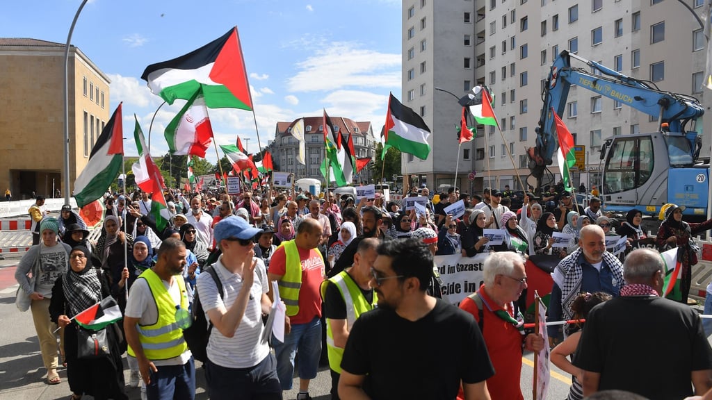 In Berlin gab es zahlreiche propalästinensische Demonstrationen. (Archivbild)