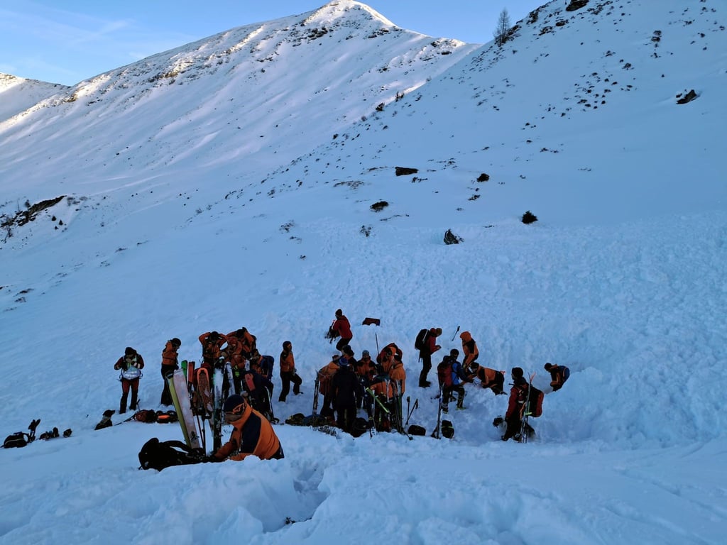 Rettungskräfte waren am Finsterkopf im Einsatz.