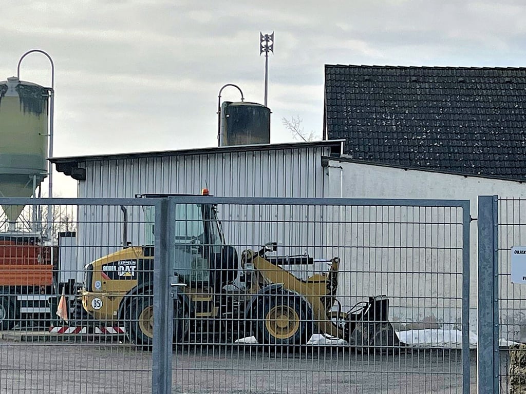 Die Sirene, die Freitagabend heulte, befindet sich auf dem Gelände des städtischen Bauhofs in Querfurt.