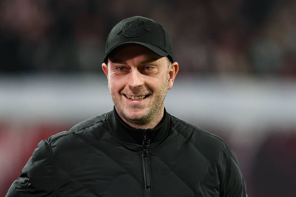 Ole Werner hatte trotz der Niederlage etwas zu lachen.