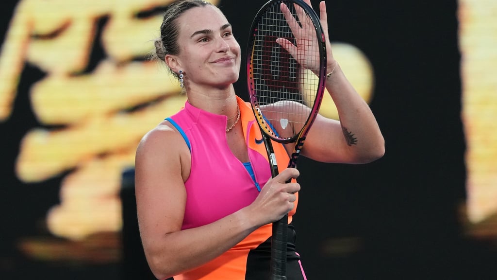 Aryna Sabalenka steht bei den Australian Open in Runde zwei.