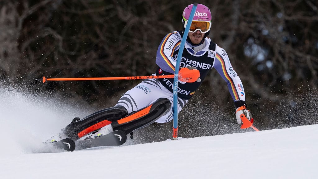 Linus Straßer verpasste im Slalom von Wengen knapp die Top Ten.