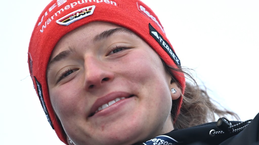 Nathalie Armbruster ist in Oberhof die beste deutsche Kombiniererin.