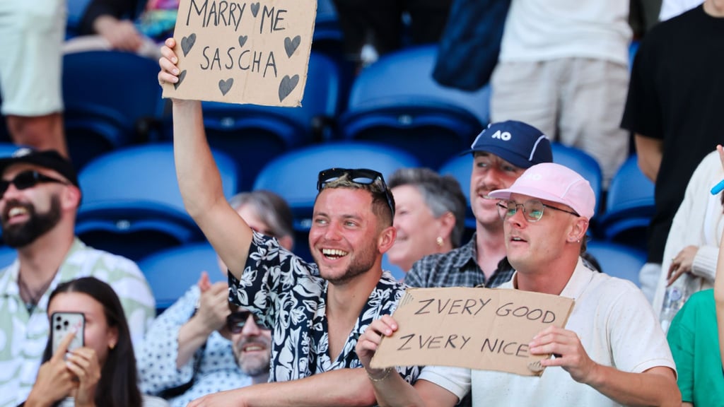 Alexander Zverev musste nach seinem Spiel nicht nur sportliche Fragen beantworten.