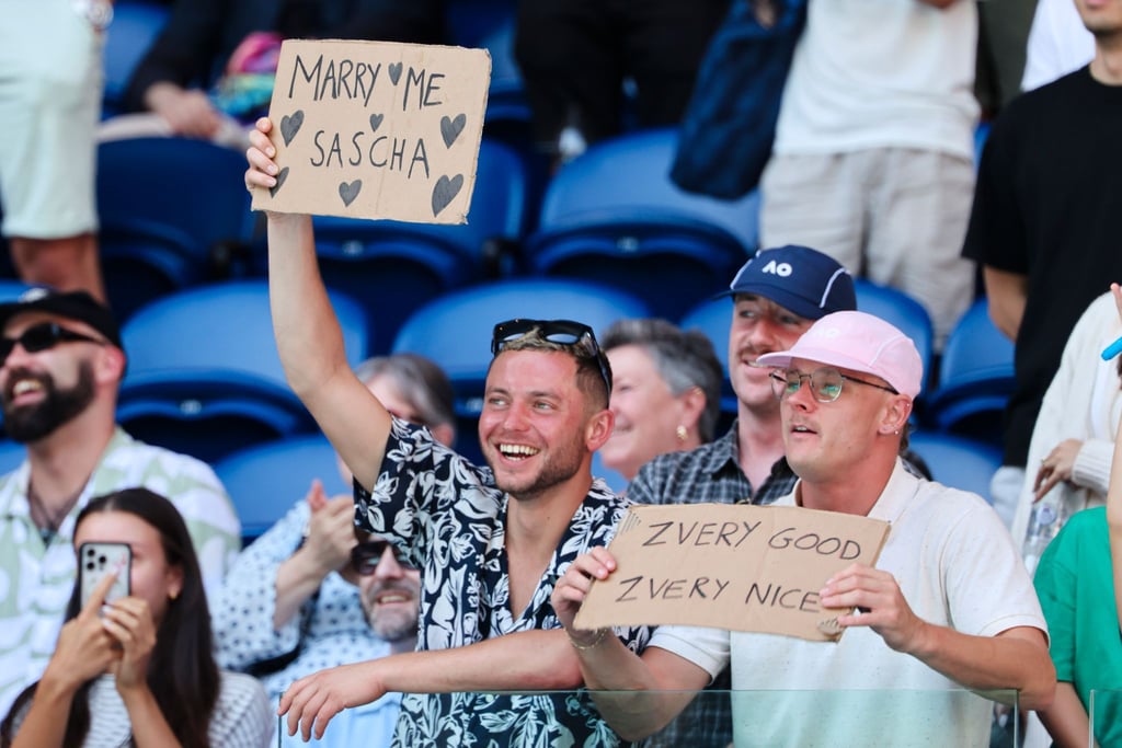 Alexander Zverev musste nach seinem Spiel nicht nur sportliche Fragen beantworten.