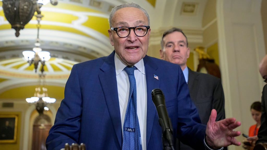 Schumer will die jüngsten Zölle des US-Präsidenten stoppen. (Archivbild)