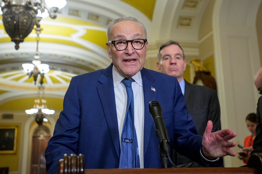 Schumer will die jüngsten Zölle des US-Präsidenten stoppen. (Archivbild)