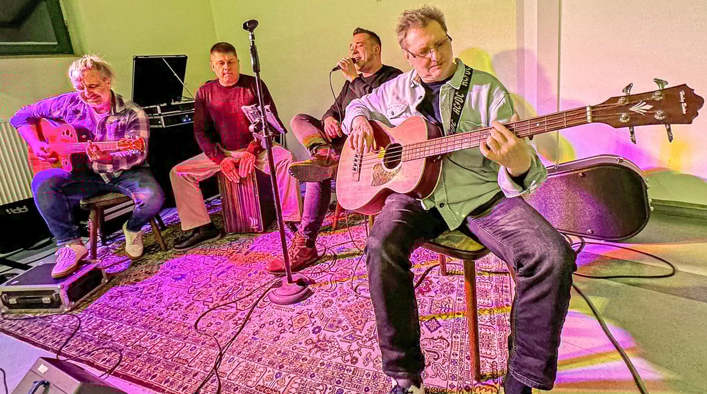 Die Band Milliree steuerte den Soundtrack zum Hohenziatzer Neujahrsempfang bei. 