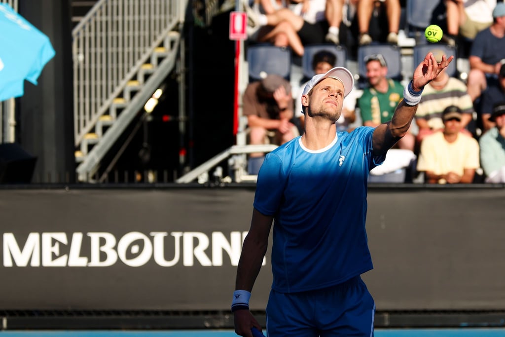 Yannick Hanfmann steht in Melbourne in Runde zwei.