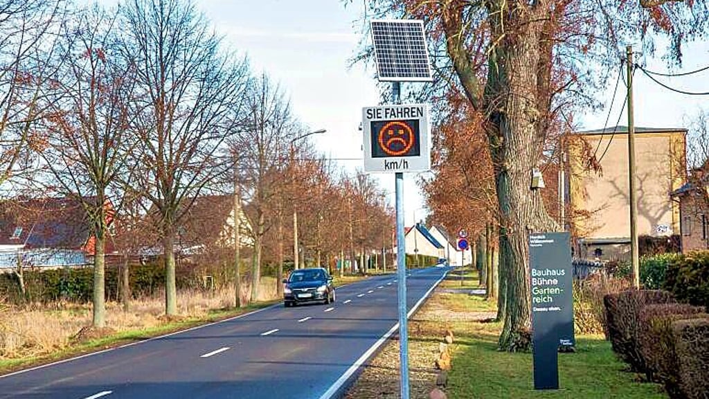 Tempoanzeige in Kochstedt