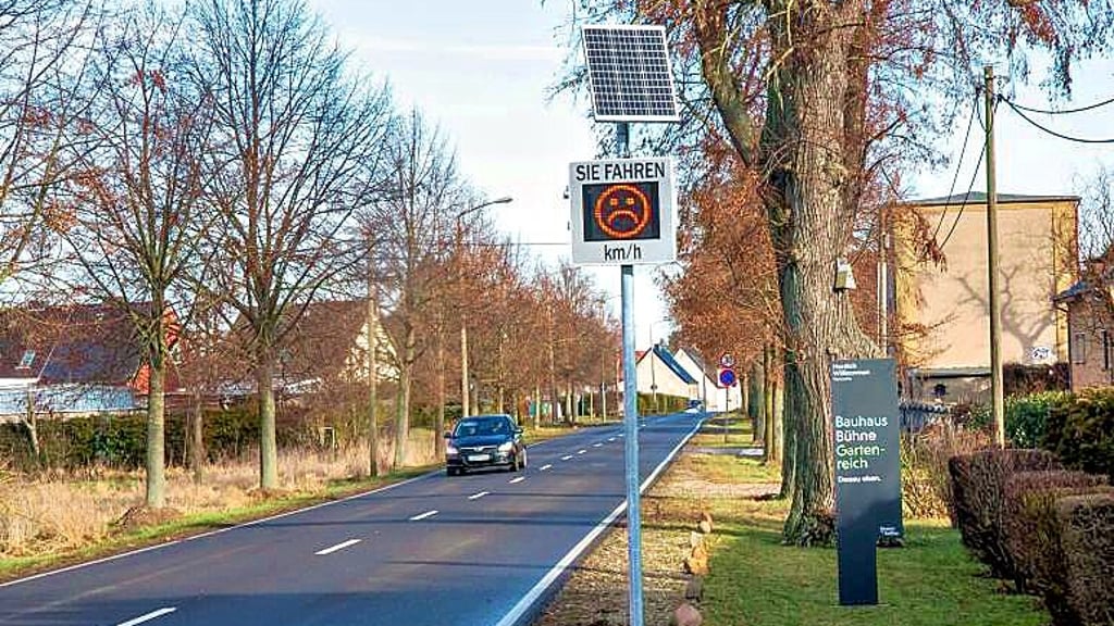 Tempoanzeige in Kochstedt