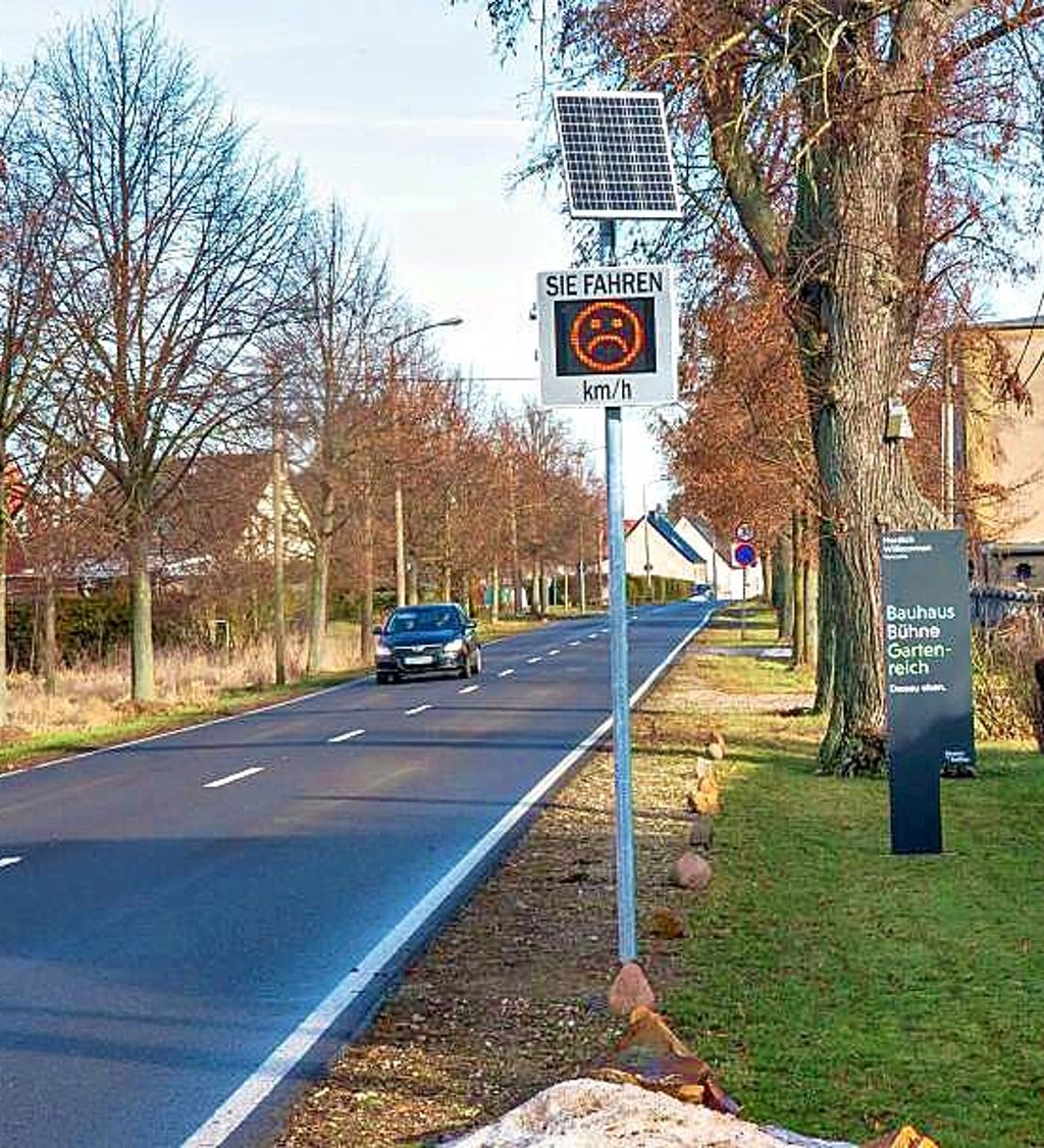 Tempoanzeige in Kochstedt