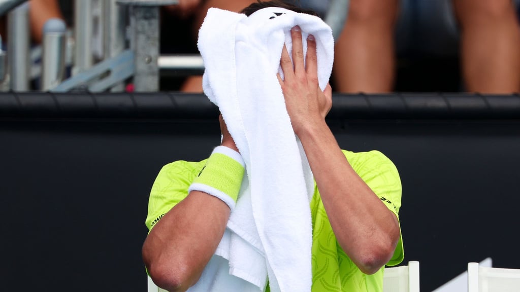 Daniel Altmaier kassierte in Melbourne eine herbe Niederlage.