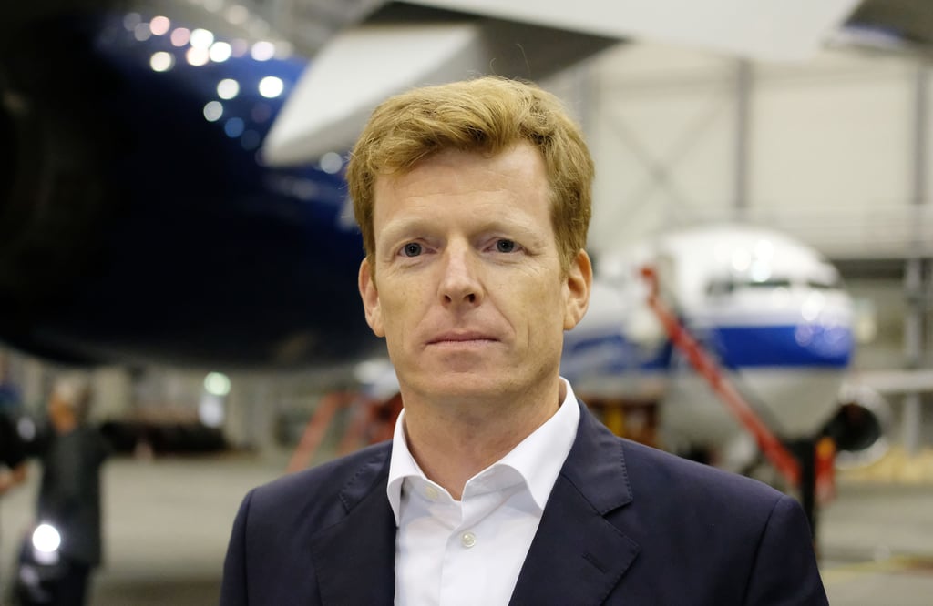 Götz Ahmelmann, Chef der Mitteldeutschen Flughafen AG, setzt ein Sanierungsprogramm um.