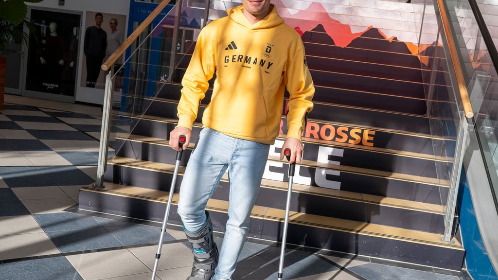 Alexander Schmid hat sich kurz vor den Olympischen Spielen am Knöchel verletzt.