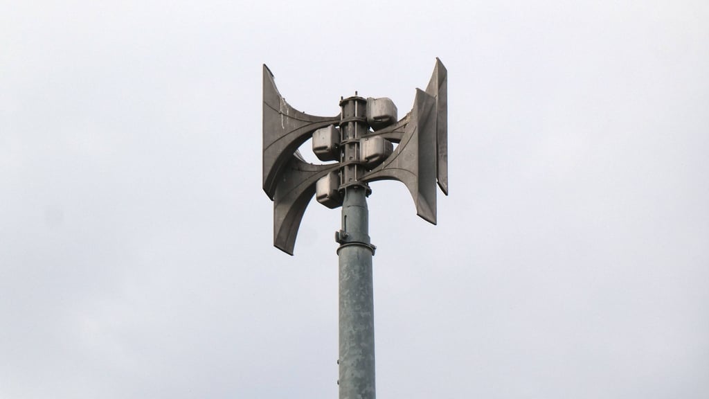 Moderne SIrene können auch Durchsagen abspielen. 