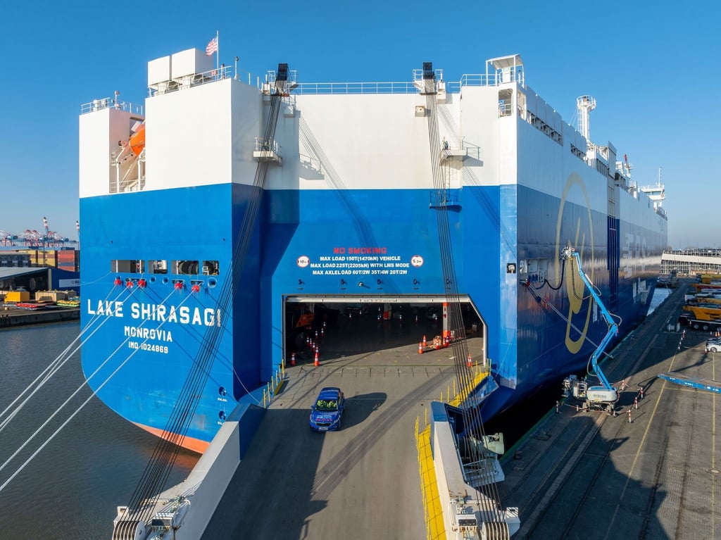 Zunächst hatte der technische Test vonseiten des Schiffes nicht geklappt. (Handout)