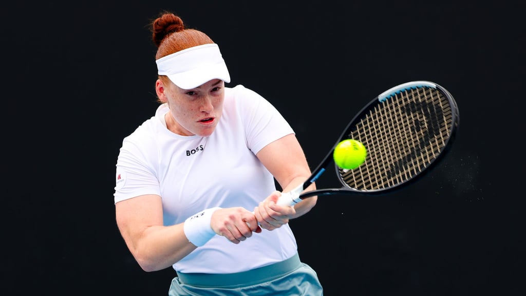 Ella Seidel muss weiter auf ihren ersten Sieg bei einem Grand Slam warten.