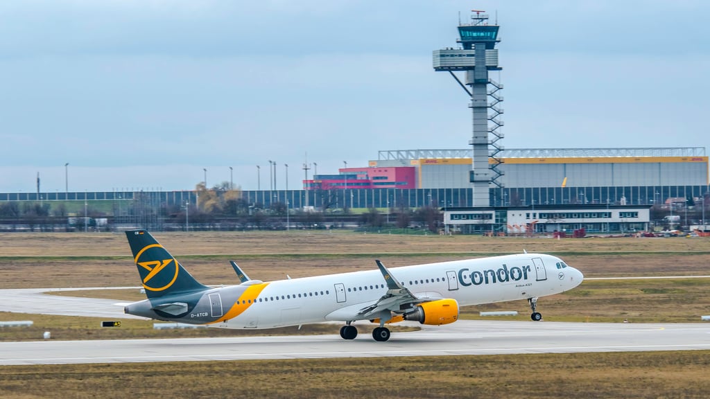 In Leipzig/Halle läuft das Geschäft mit Ferienfliegern wie Condor weiter gut. 