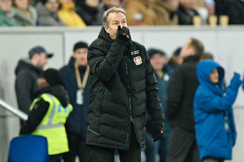 Leverkusens Trainer Kasper Hjulmand will mit seiner Mannschaft in die Playoffs in der Champions League.