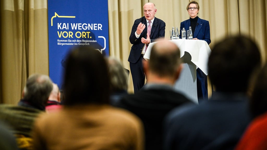Im Zuge der Gesprächsreihe „Kai Wegner vor Ort“ stellt sich Berlins Regierender Bürgermeister Kai Wegner (CDU) regelmäßig Fragen von Bürgerinnen und Bürgern.