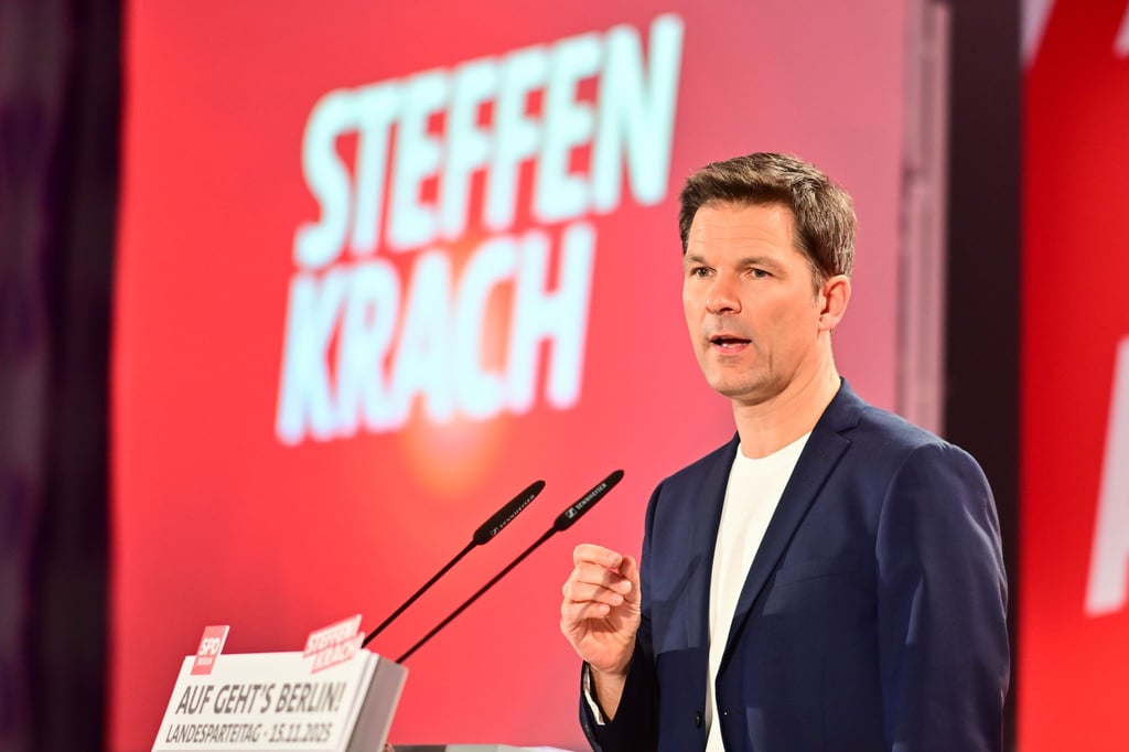 SPD-Spitzenkandidat Steffen Krach fordert einen Landessicherheitsrat. (Archiv)