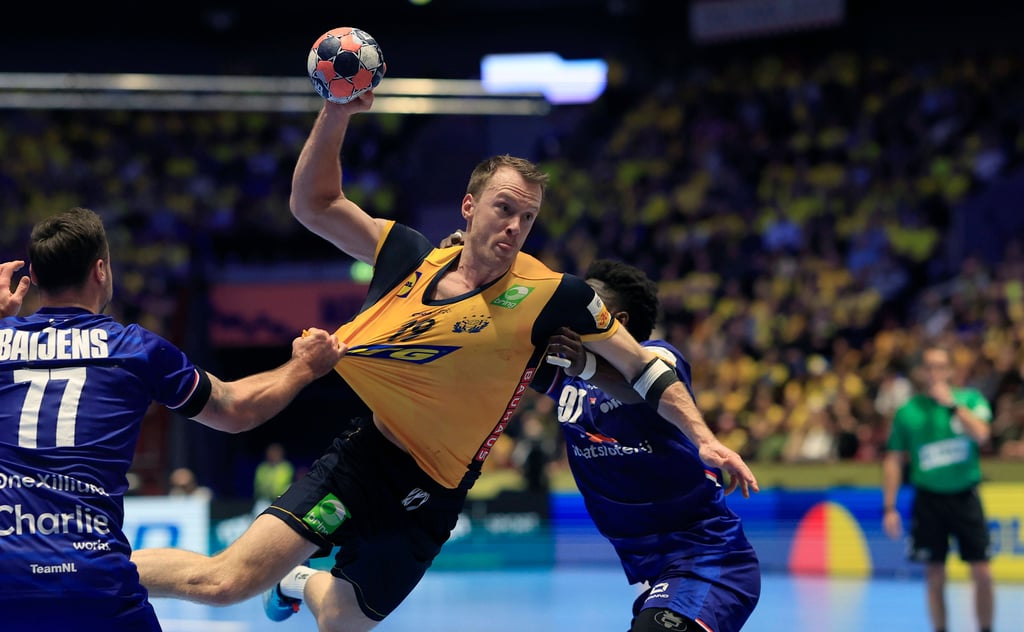 Felix Claar brauchte für seine acht Tore gegen die Niederlande nur neun Würfe.