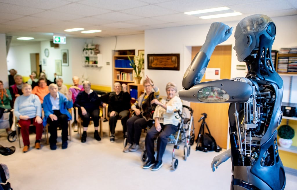 Der Roboter kommt etwa bei Gymnastikübungen in Pflegeeinrichtungen zum Einsatz.
