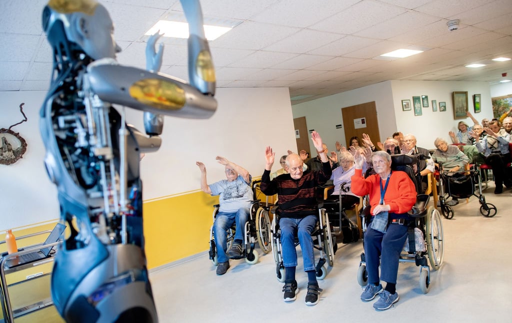 Der Roboter kommt etwa bei Gymnastikübungen in Pflegeeinrichtungen zum Einsatz.