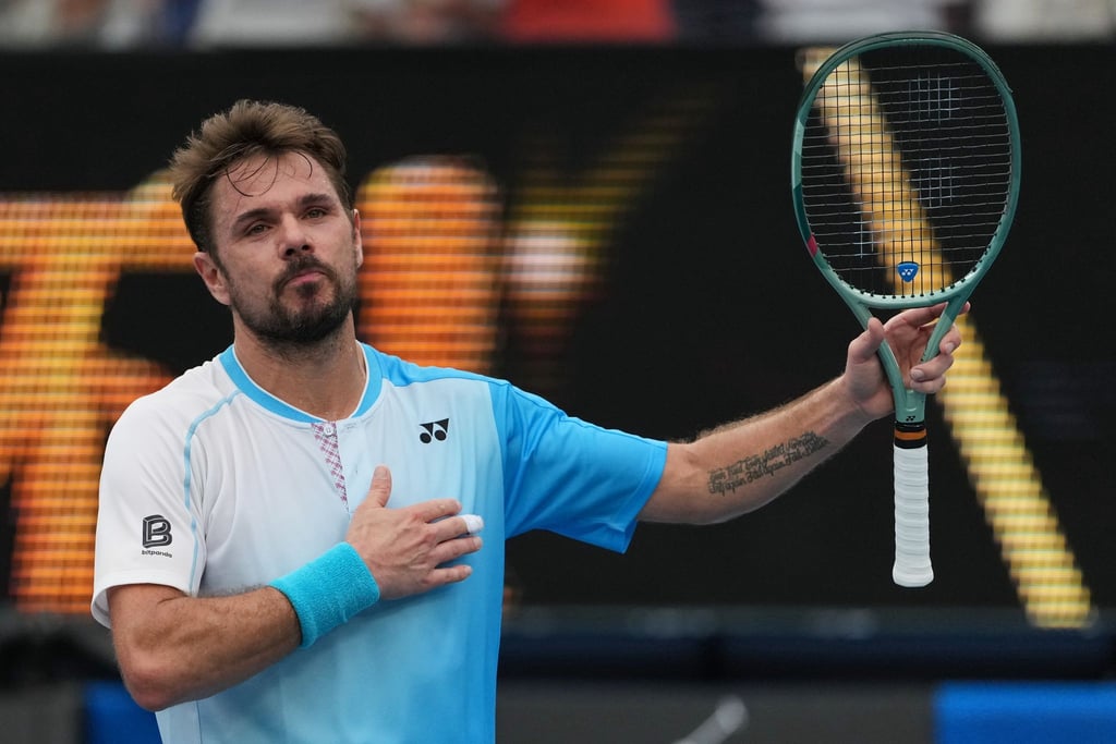 Stan Wawrinka begeistert auch mit 40 noch die Fans in Melbourne.