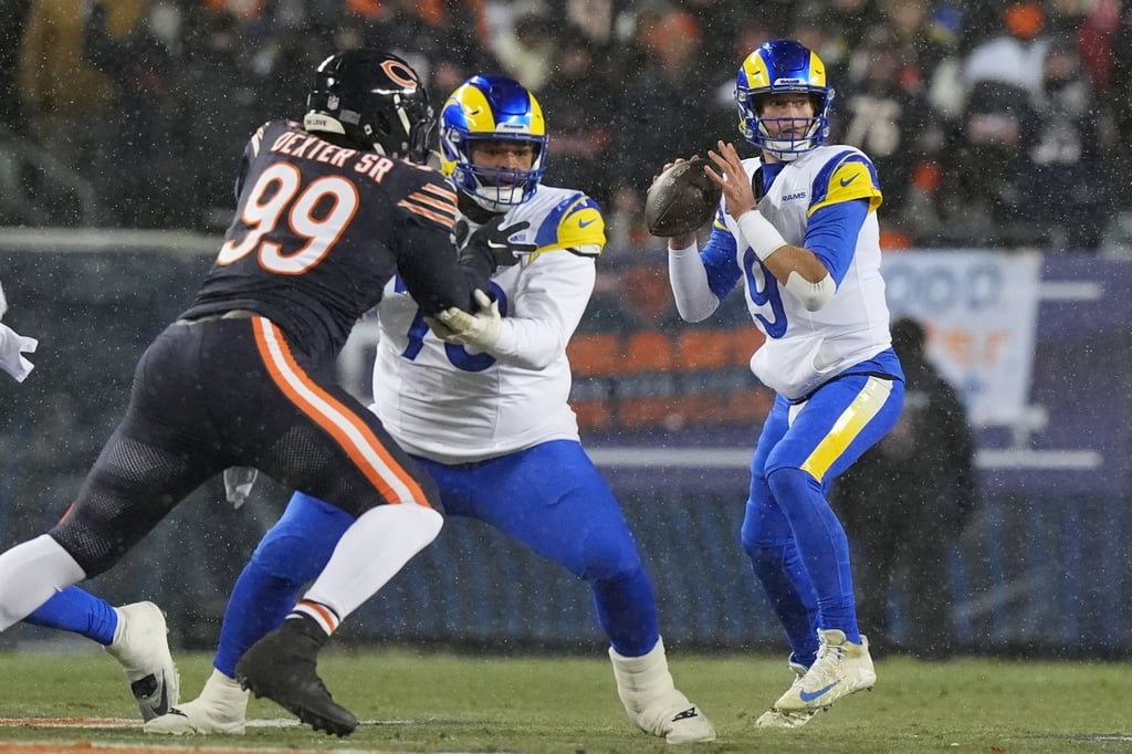 Matthew Stafford führte die Rams im Schnee von Chicago zum Sieg.