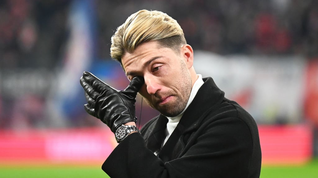 Kevin Kampl kamen am vergangenen Wochenende die Tränen bei seiner Verabschiedung.