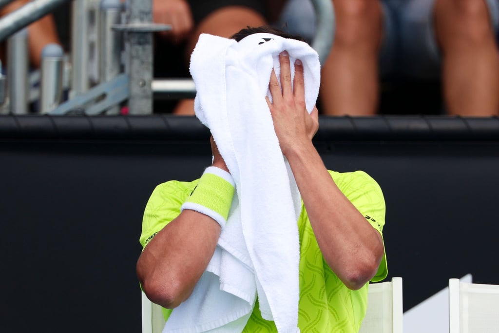 Daniel Altmaier traf in Melbourne zwei Sätze lang fast keinen Ball.