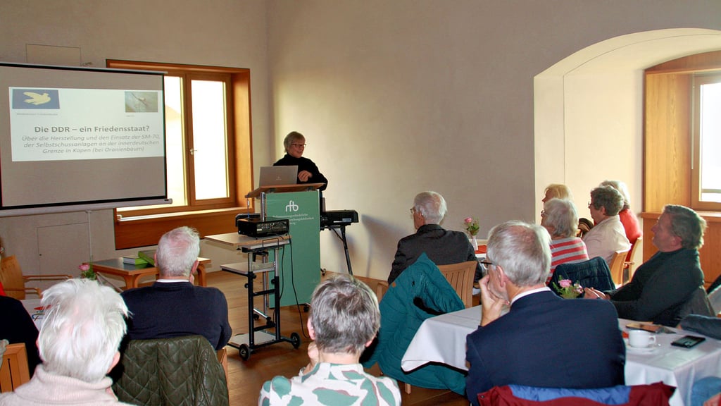 Birgit Neumann-Becker, Direktorin des Evangelischen Predigerseminars, hält in Wittenberg die erste Sonntagsvorlesung im neuen Jahr. 