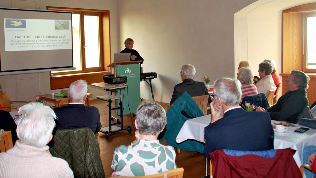 Birgit Neumann-Becker, Direktorin des Evangelischen Predigerseminars, hält in Wittenberg die erste Sonntagsvorlesung im neuen Jahr. 