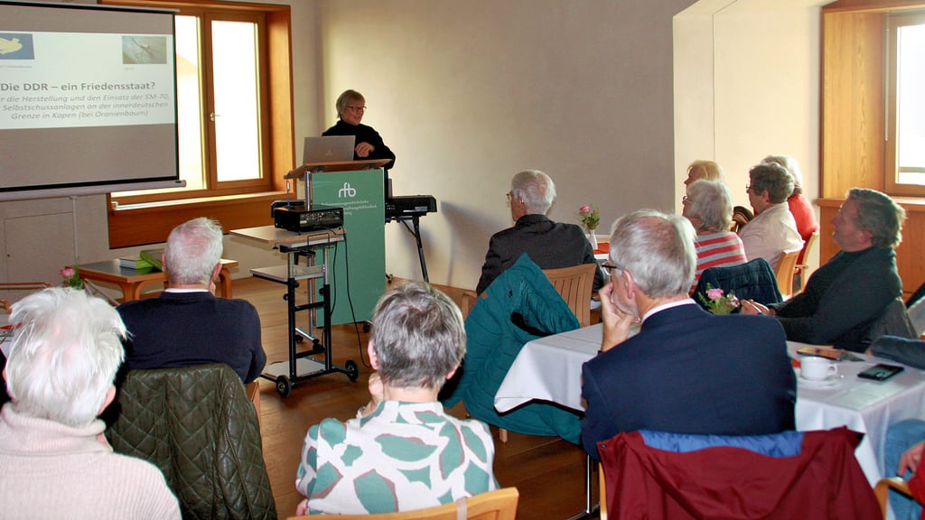 Birgit Neumann-Becker, Direktorin des Evangelischen Predigerseminars, hält in Wittenberg die erste Sonntagsvorlesung im neuen Jahr. 
